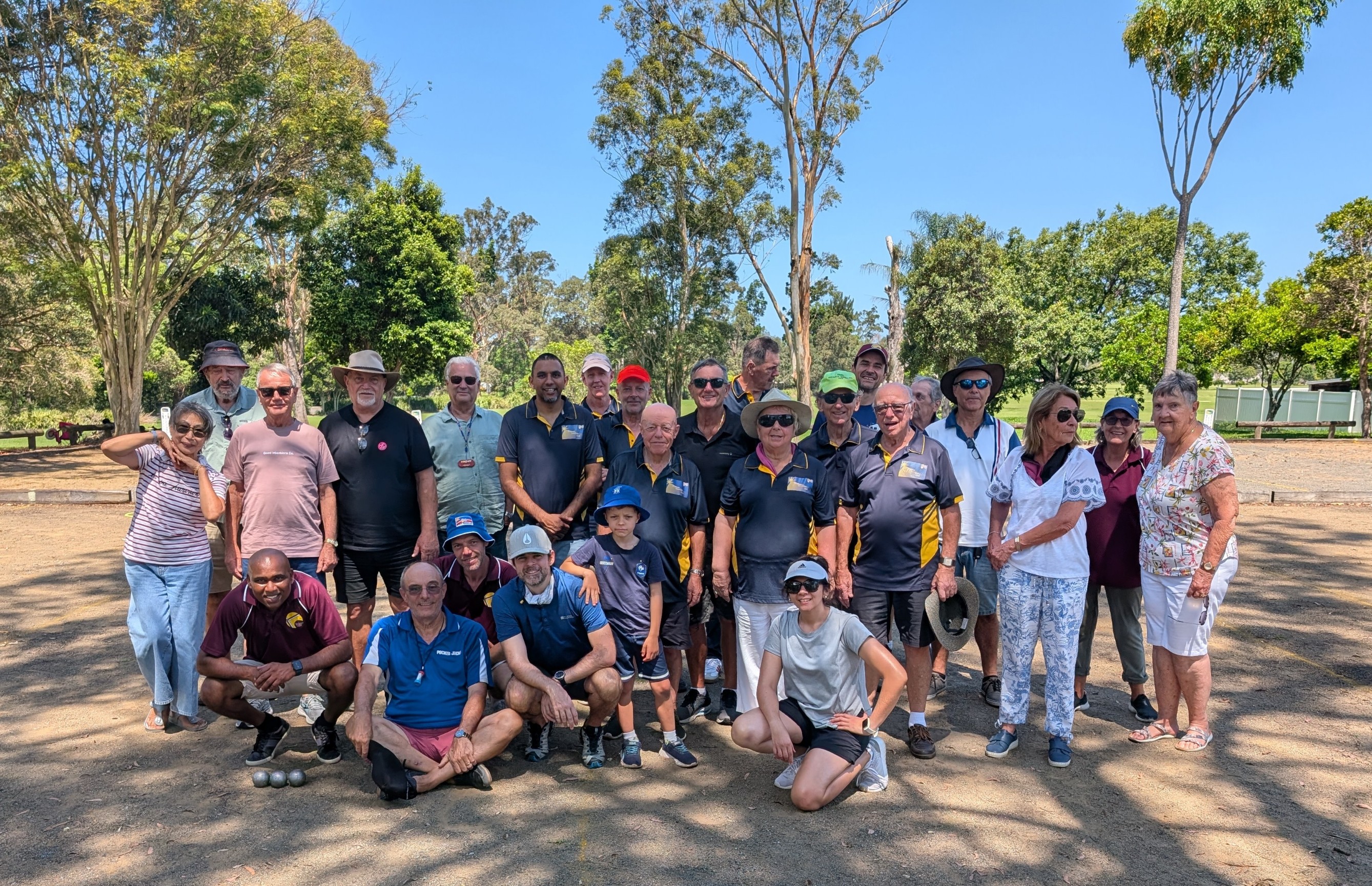 Members enjoying a social game at Kalinga Park